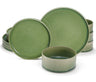 Kook Ceramic Dinnerware Set, 12 Piece, Service for 4, Hearthstone Collection
