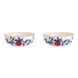 Indian Anaar Bowl, Red - 2.5x7 Inches ( Set of 2 )