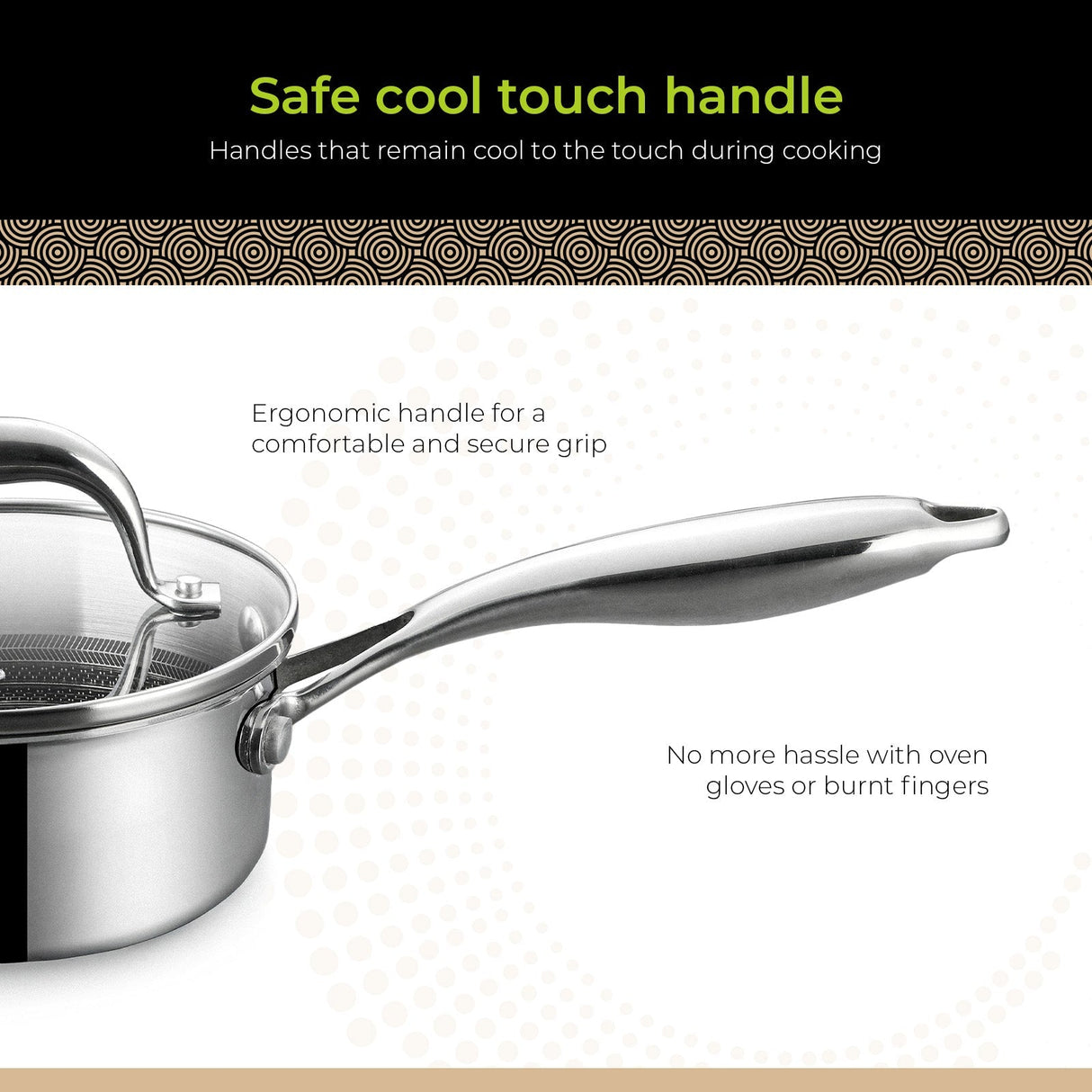BE | LIVING CIRCLAD Series Sauce Pans with Lid