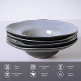 Deep Rim Plate Set of 4
