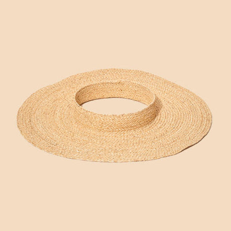 Embe Braided Raffia Sun Visor - Sumiye Co