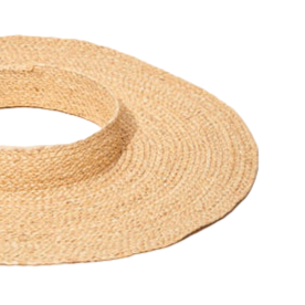 Embe Braided Raffia Sun Visor - Sumiye Co