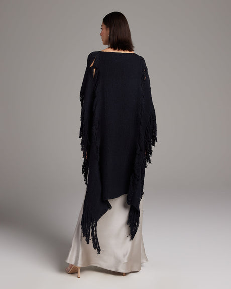 Lace Fringe Manta - Sumiye Co