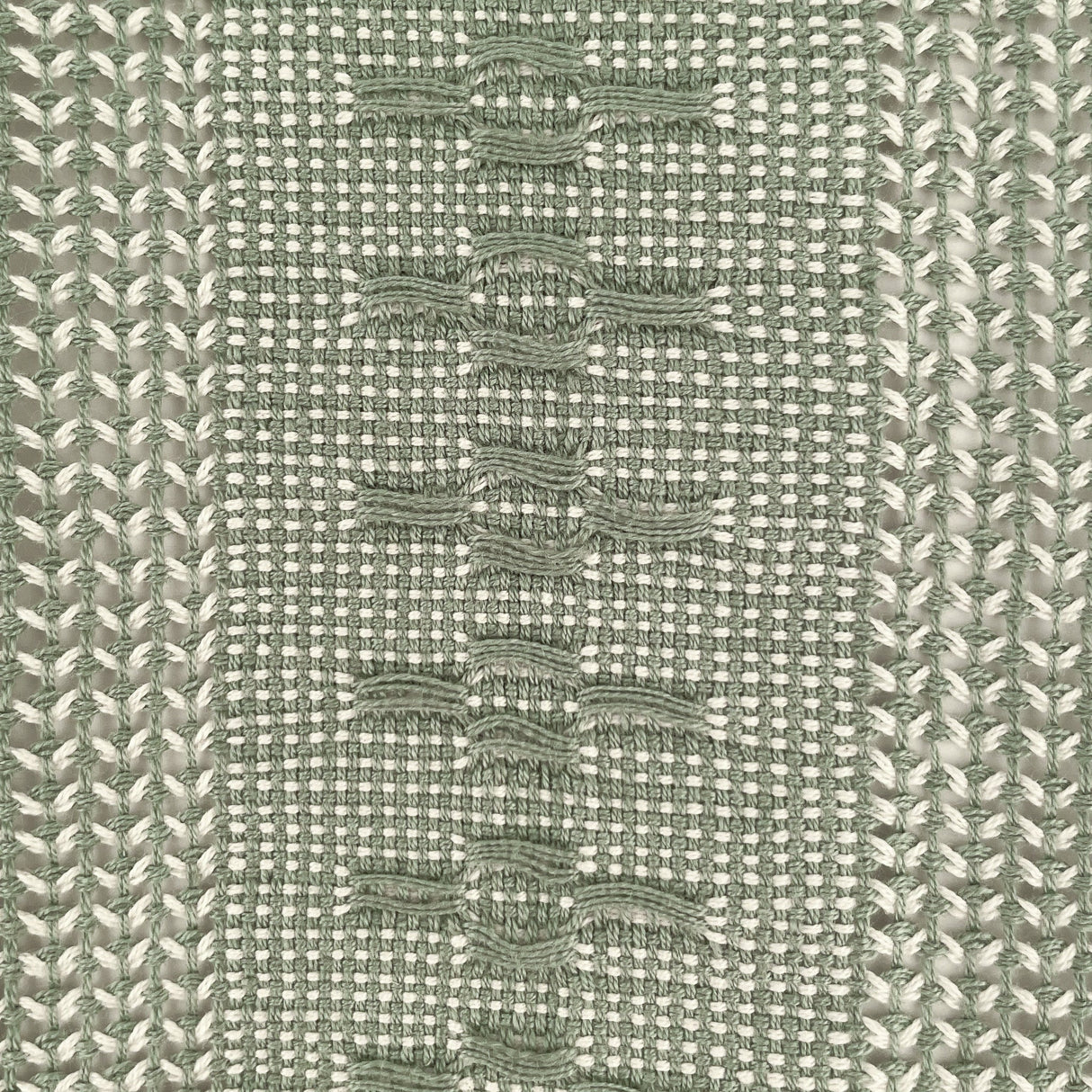 Calado Table Runner in Sage - Sumiye Co