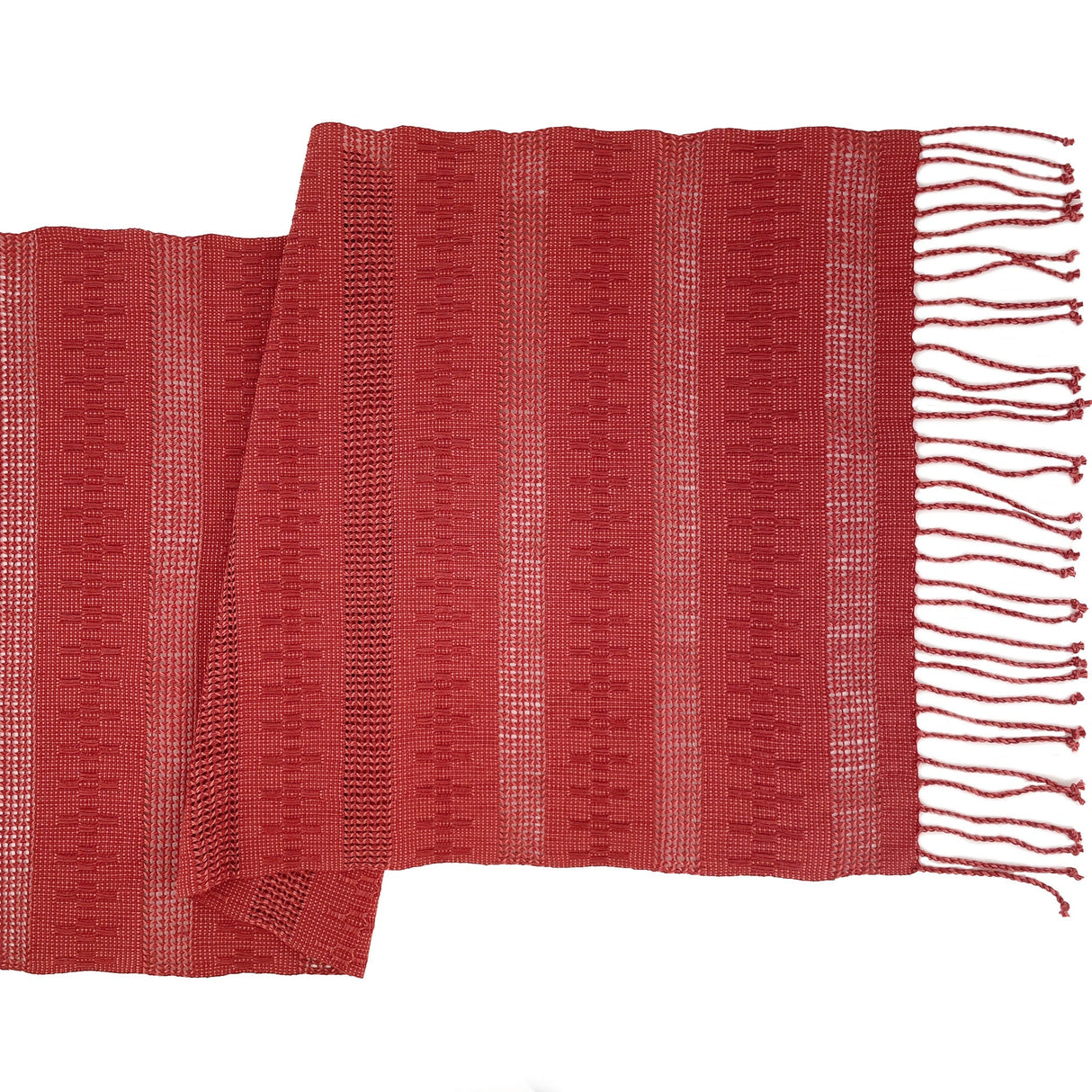 Calado Table Runner in Terracotta - Sumiye Co