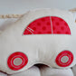 Car Pillow "Red Dots" | Kids Room & Nursery Decor