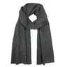 Charcoal Handloom  Cashmere Scarf by SLATE + SALT - Sumiye Co