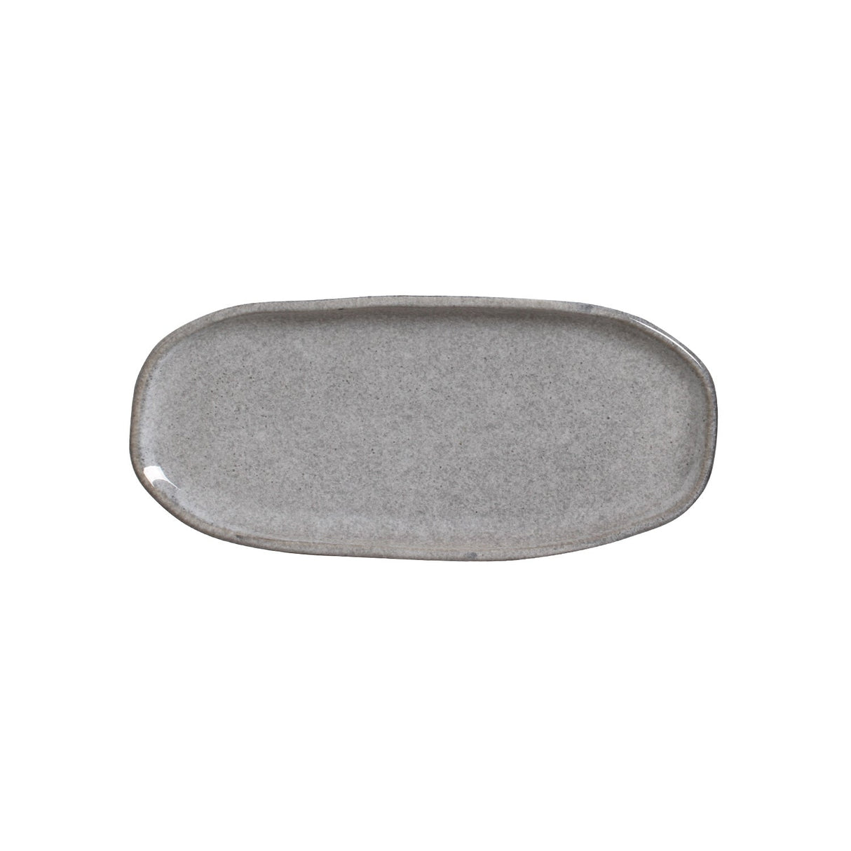 Shallow Organic Oval Platter Small Set of 4