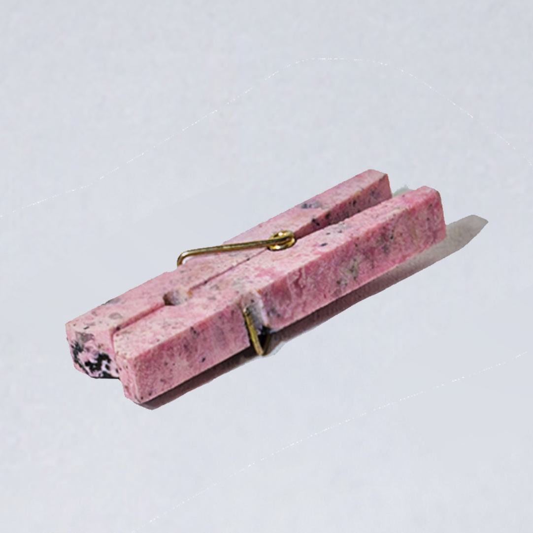 Decorative gemstone Laundry Clip - Rhodonite Pink - Sumiye Co