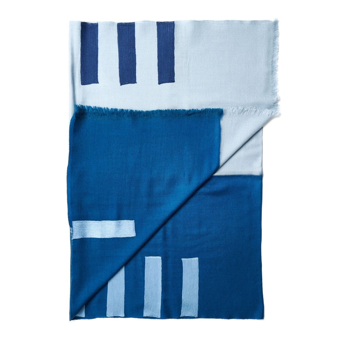 Hand Embroidered Modern Artisanal Scarf