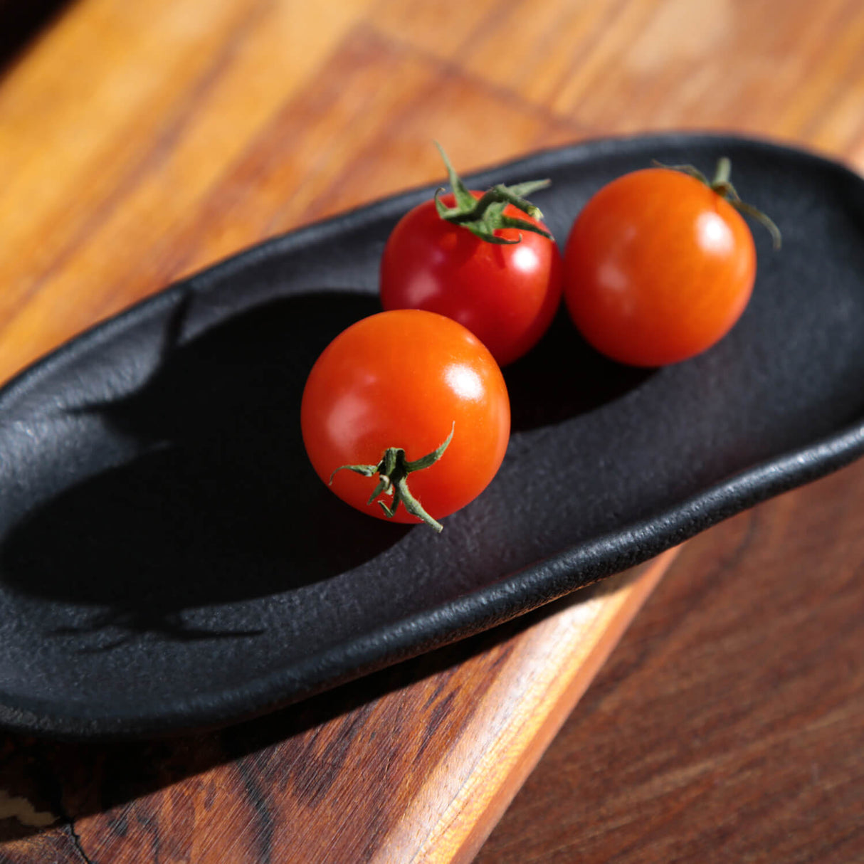 Shallow Organic Oval Platter Mini Set of 4