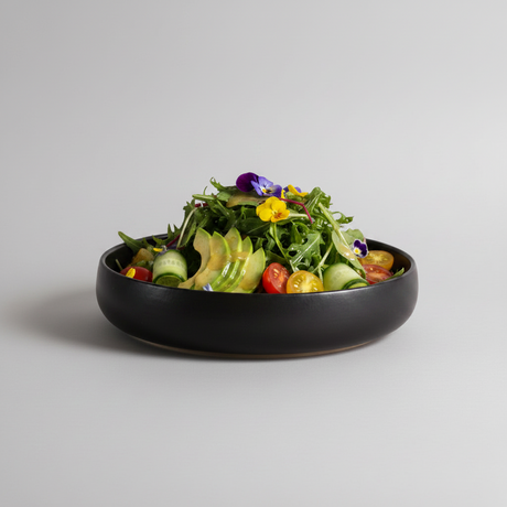 S/4 Tunisian Pasta Bowls - Matte Black - Sumiye Co