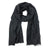 Black Handloom  Cashmere Scarf by SLATE + SALT - Sumiye Co