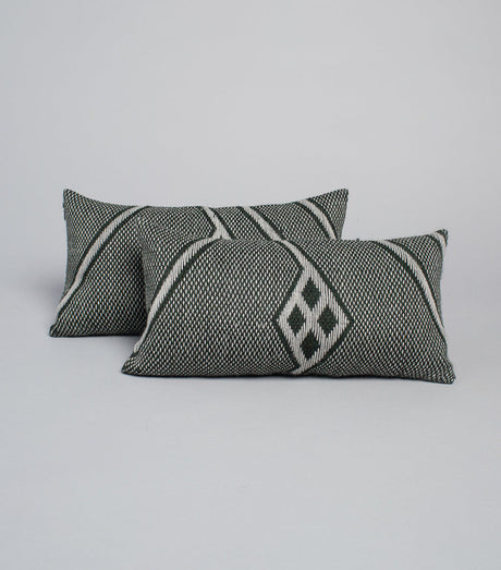 Che Lumbar Pillow in Forest Green - Sumiye Co