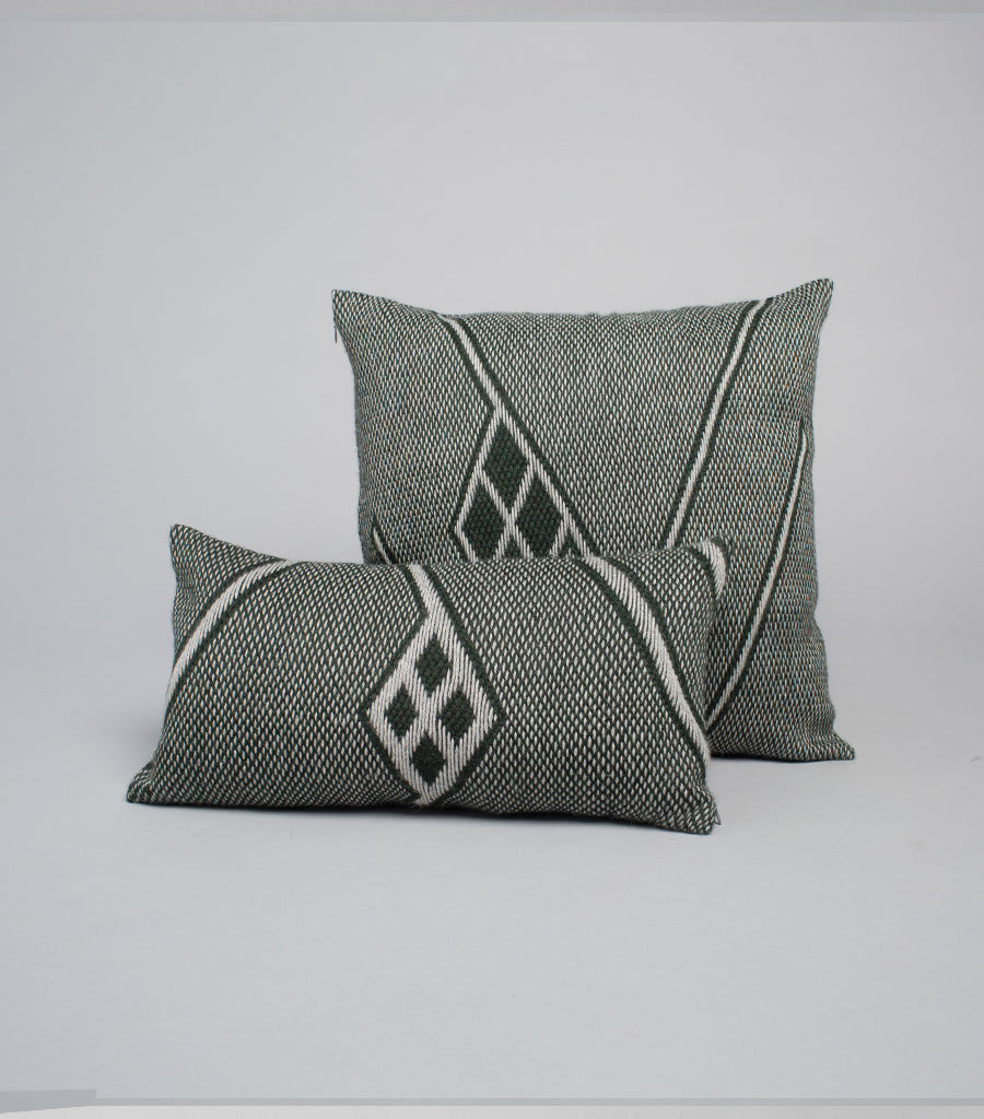 Che Lumbar Pillow in Forest Green - Sumiye Co