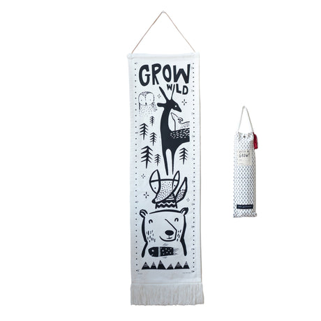 Canvas Growth Chart - Woodland - Sumiye Co