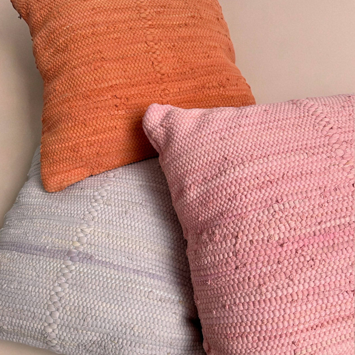Chindi Throw Pillow - Lilac - Sumiye Co