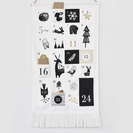 24 Pocket Advent Calendar - Winter Animals - Sumiye Co