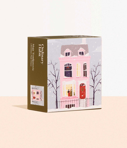 Christmas Pink House Puzzle by Maja Tomljanovic | Ordinary Habit