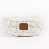 Chunky Knit Wool Cat Bed - Sumiye Co