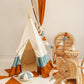 Teepee Tent “Circus” with Frills