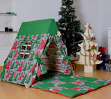Climbing Triangle with Christmas Tent Cover, Mat, Ramp | Foldable Montessori Play Set-9