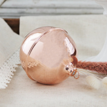 Copper Ball Ornaments (Set of 4 ) | Vintage Inspired - Sumiye Co