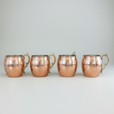 Copper Moscow Mule Mugs (Set of 4)  | Vintage French Inspired