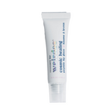 White tube of Weleda cosmic healing lip balm on a white background