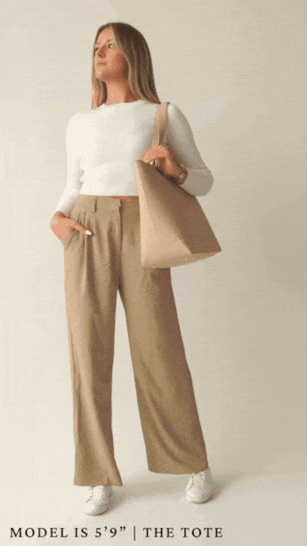 The Tote - Cream | Designer Lunch Bags & Totes - Sumiye Co