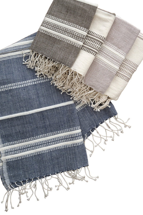 Aden Throw Blankets | Hand Spun Cotton - Sumiye Co