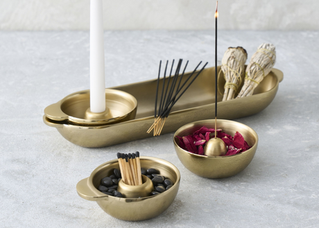 Antique Brass Intention Set - Sumiye Co