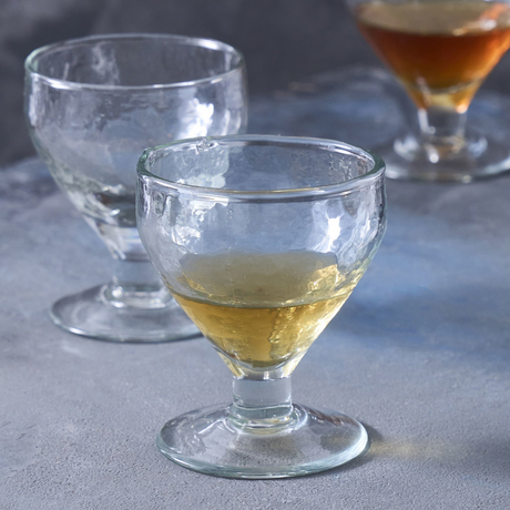 Pebbled Footed Glasses - Set of 4 - Sumiye Co