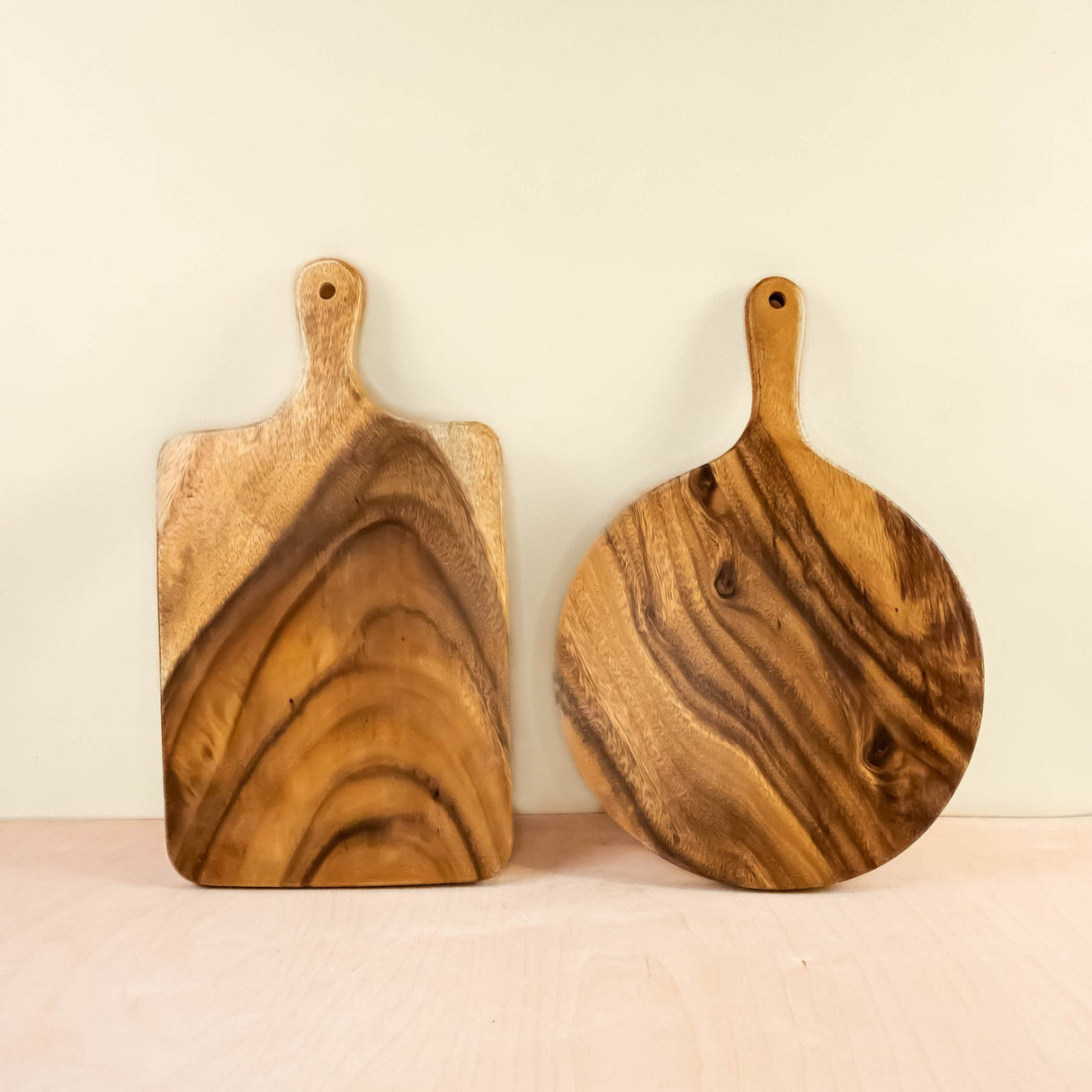 Cutting Board - Rectangle Cutting Board with Handle - Acacia Wood | LIKHÂ - LIKHÂ