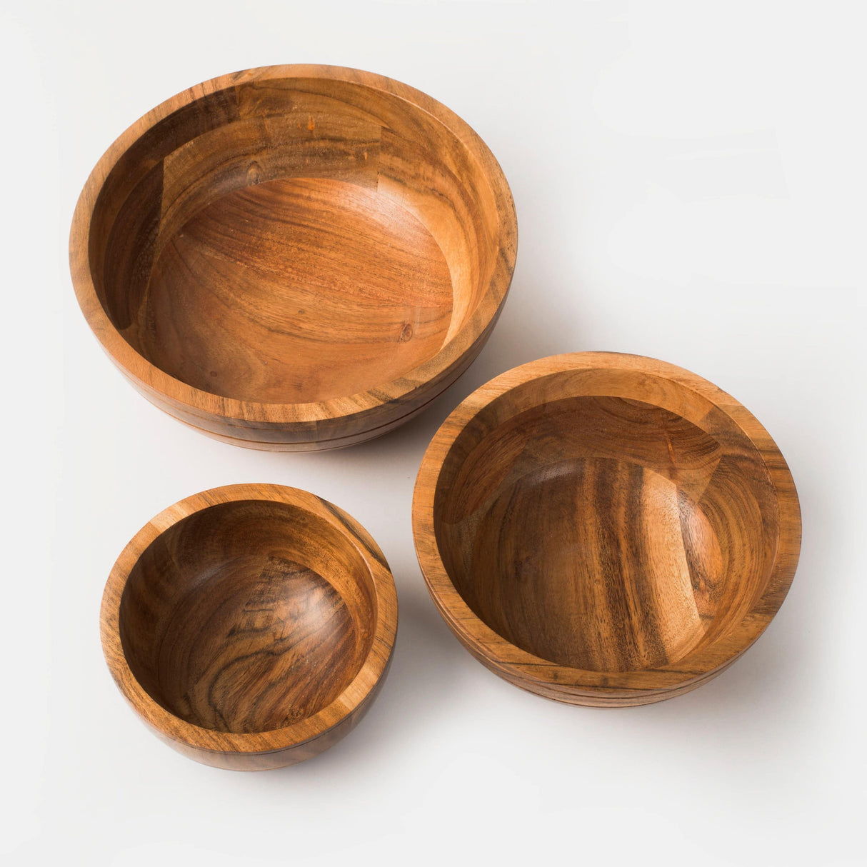 Grava Acacia Wood Bowls - Sumiye Co