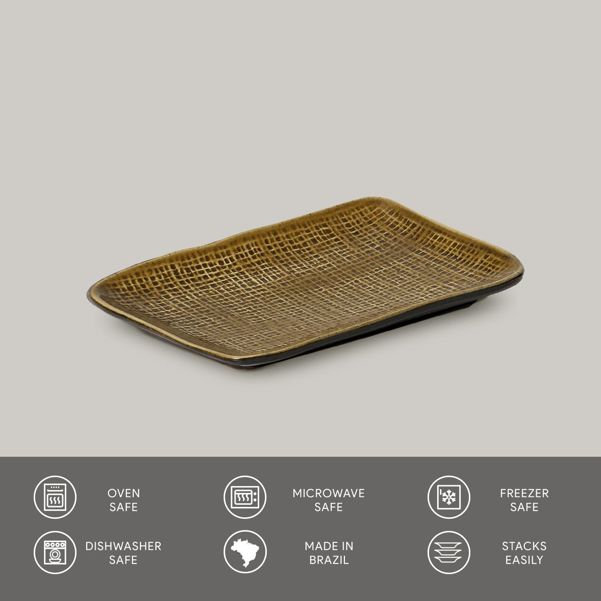 Rectangular Platter Juta Set of 4