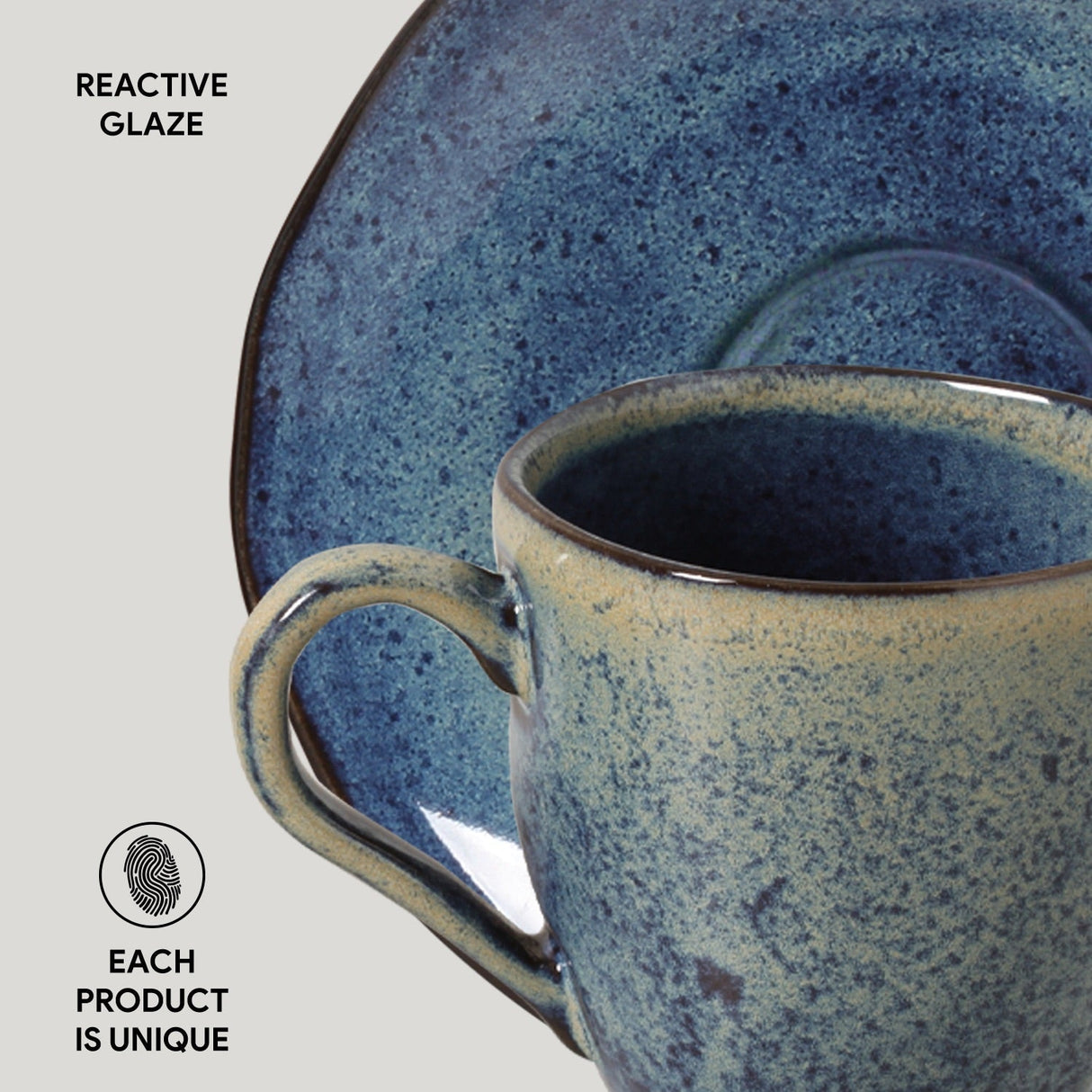 Coffee Cup & Saucer Set of 6