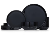Dinnerware Set, 12 Piece Service for 4, Ceramic, Cambridge Classics
