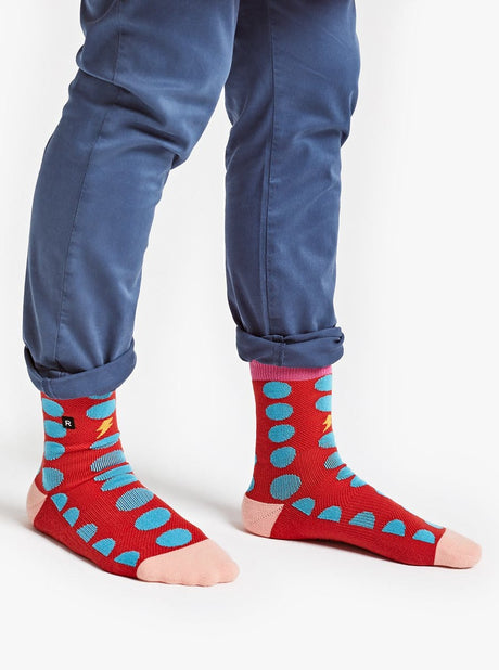 The Socks - Dream First Details Later Red - Sumiye Co