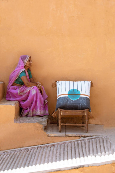 Midnight Moon Duvet | Artisanal Handmade Bedding Sets - Sumiye Co