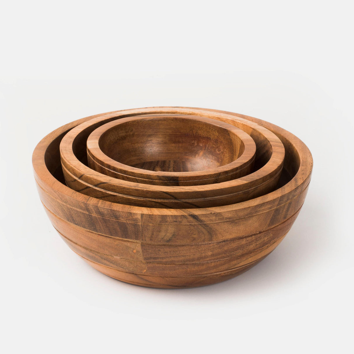 Grava Acacia Wood Bowls - Sumiye Co