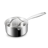 BE | LIVING Essential Series Sauce Pan with Lid 20 cm (Triply stainless steel)