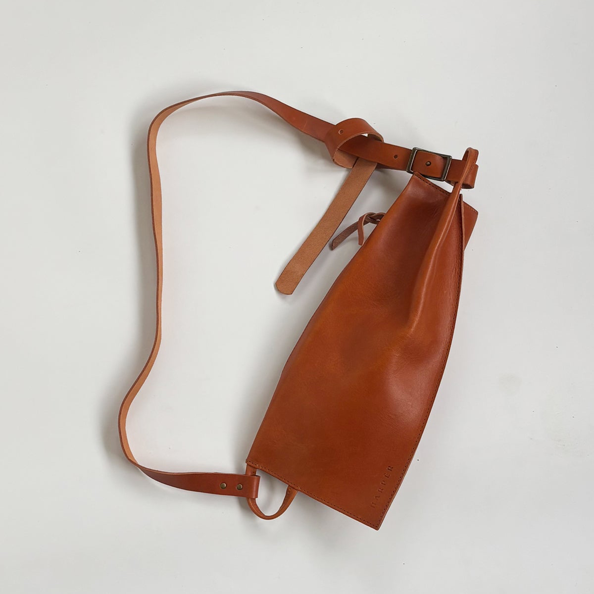 The Offset Sling Bag - Saddle
