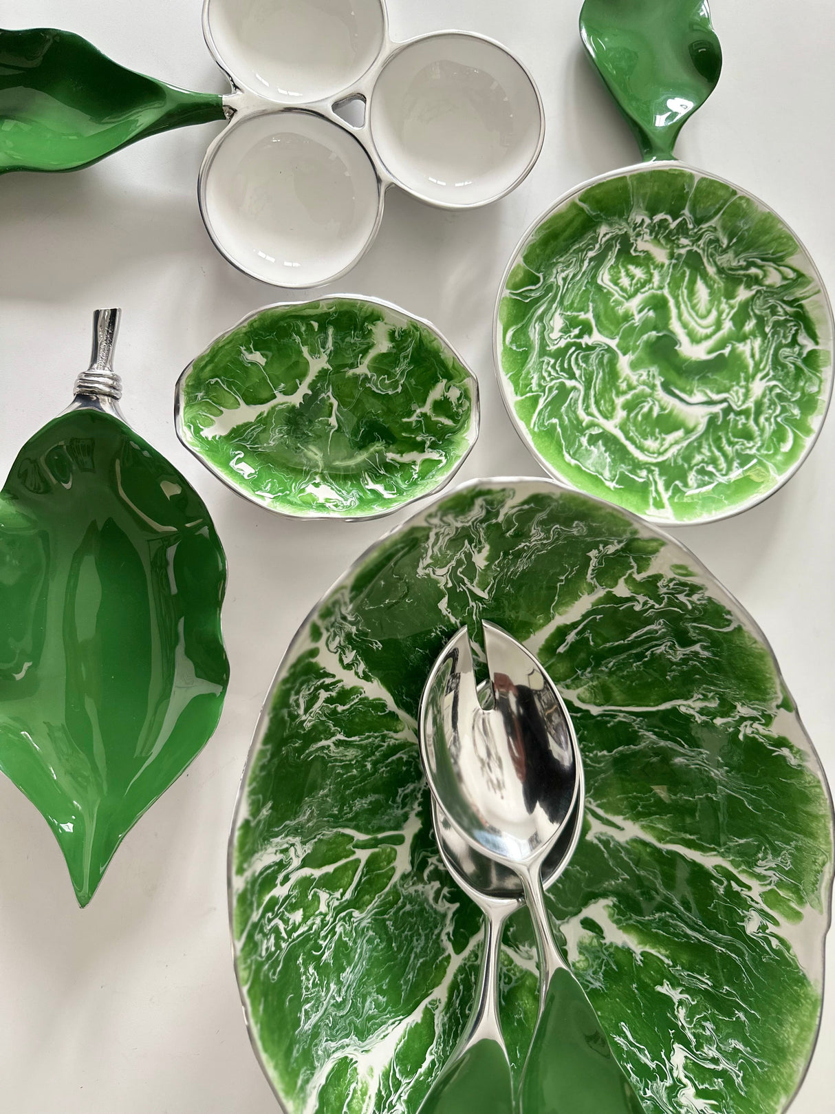Verdura 3 Part Snack Dish