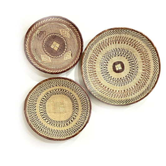 Tonga Wall Decor Basket Set of 3