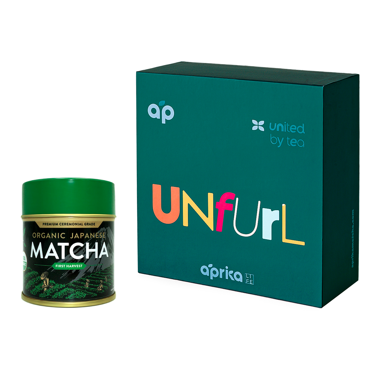 White Unfurl Matcha Gift Set by Aprika Life - Sumiye Co