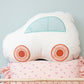 Car Pillow "Powder Mint" | Kids Room & Nursery Decor