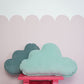 Cloud Pillow Velvet "Mint" | Kids Room & Nursery Decor