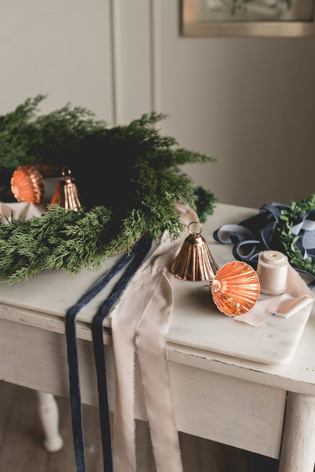 Copper Bell Ornaments (Set of 4) - Sumiye Co
