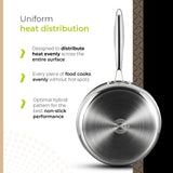 BE | LIVING CIRCLAD Series Sauté Pan with Lid 3 qt / 8.5"/ 24 cm
